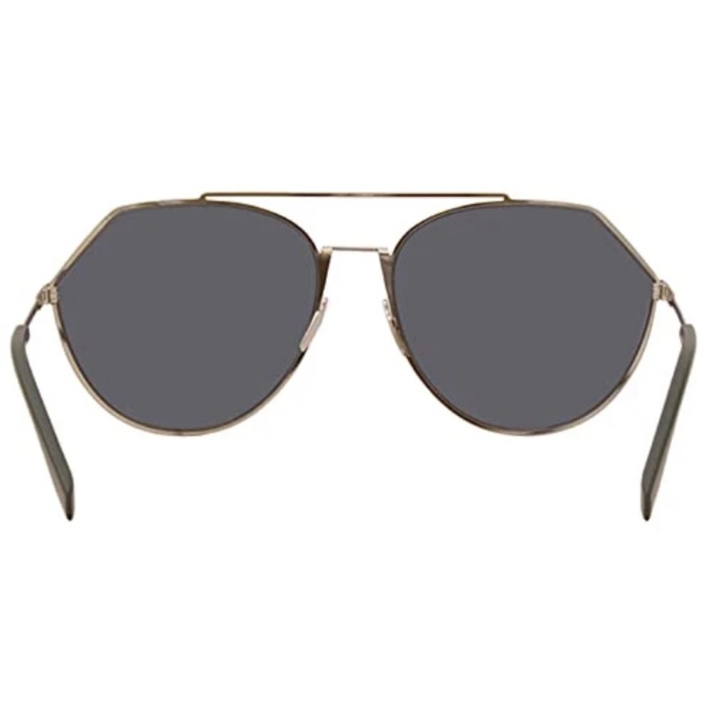 Fendi FF-M0074/S 3YG/0J Sunglasses Women's Light Gold/Blue-Gold Mirror Lens 67mm - Picture 5 of 14